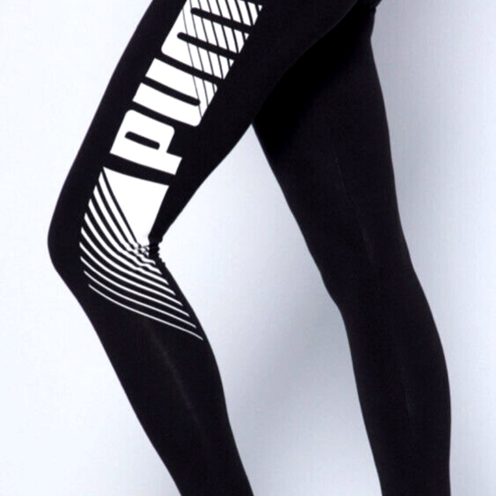 Black Puma Leggings, size small